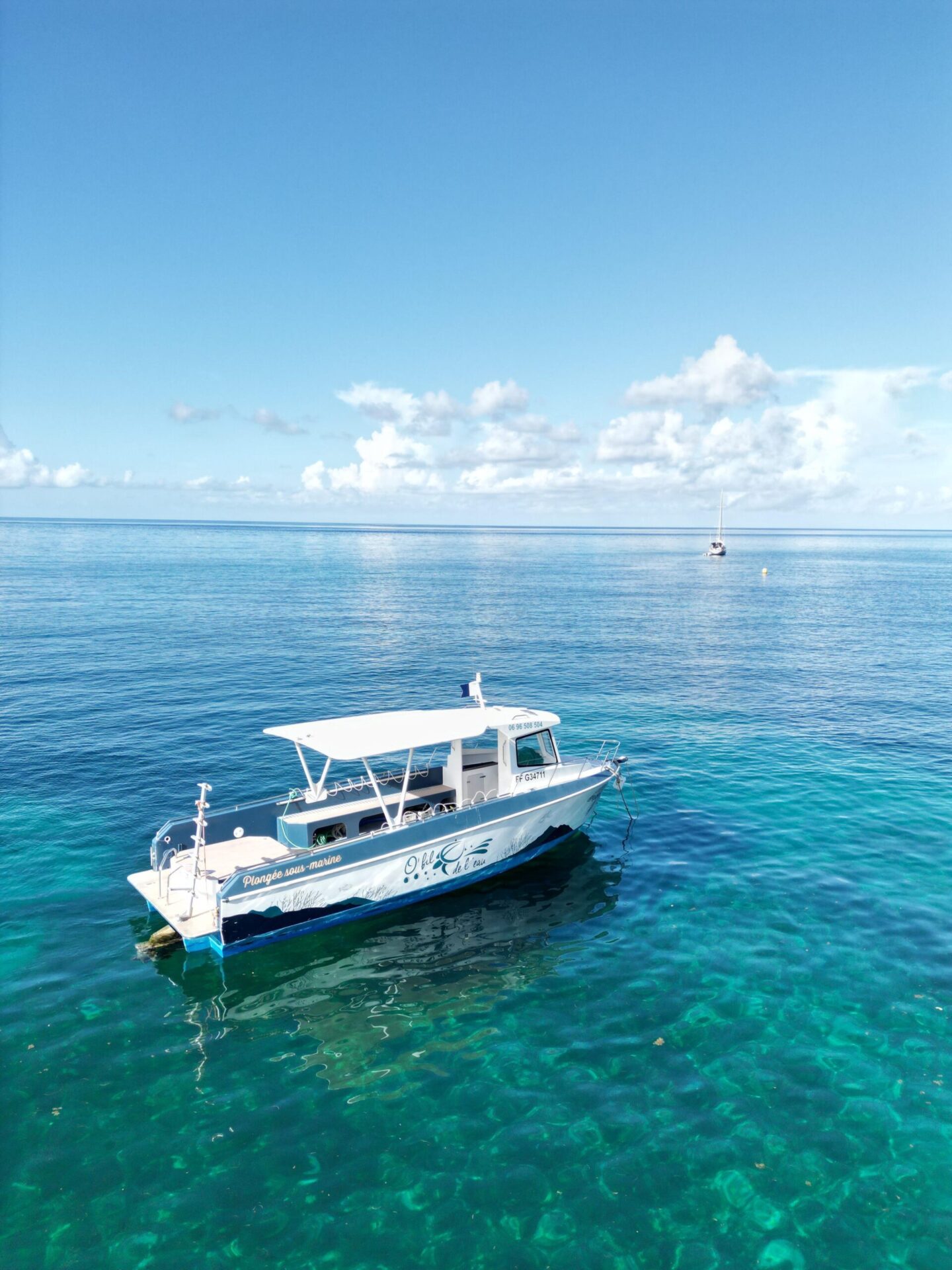 Kalliste, le bateau de plongée d’O Fil de l’Eau